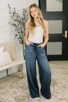 Ashley High Waist Featherweight Palazzo Jean-Womens-Stay Foxy Boutique, Florissant, Missouri