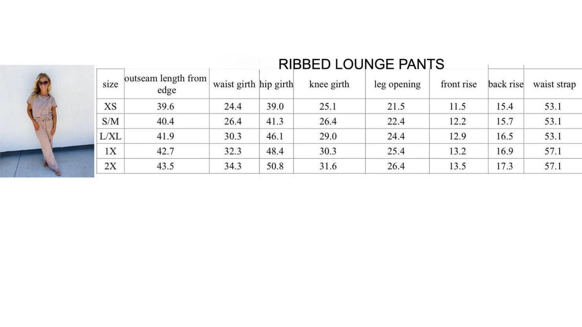 Sophia Ribbed Pants in Four Colors-Womens-Stay Foxy Boutique, Florissant, Missouri
