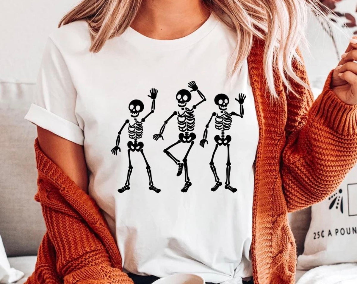 Skeleton Graphic T-Graphic T-Stay Foxy Boutique, Florissant, Missouri