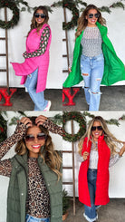 PREORDER: Kendall Long Puffer Vest-Womens-Stay Foxy Boutique, Florissant, Missouri