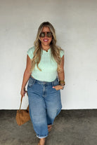 PREORDER: Spring Harley Cap Sleeve Basic Top-Womens-Stay Foxy Boutique, Florissant, Missouri