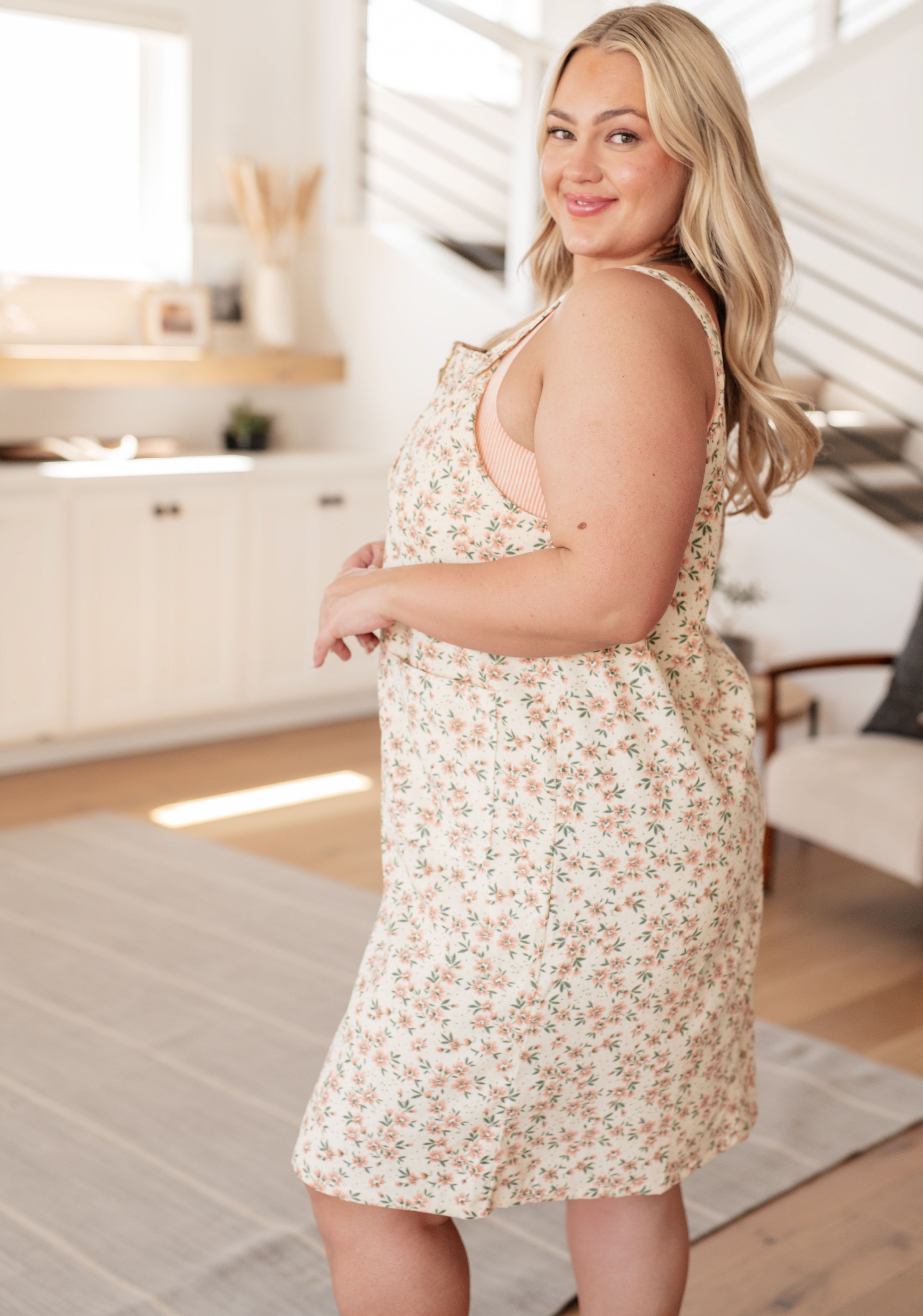 Baby Blossoms Floral Jumper-Dresses-Stay Foxy Boutique, Florissant, Missouri