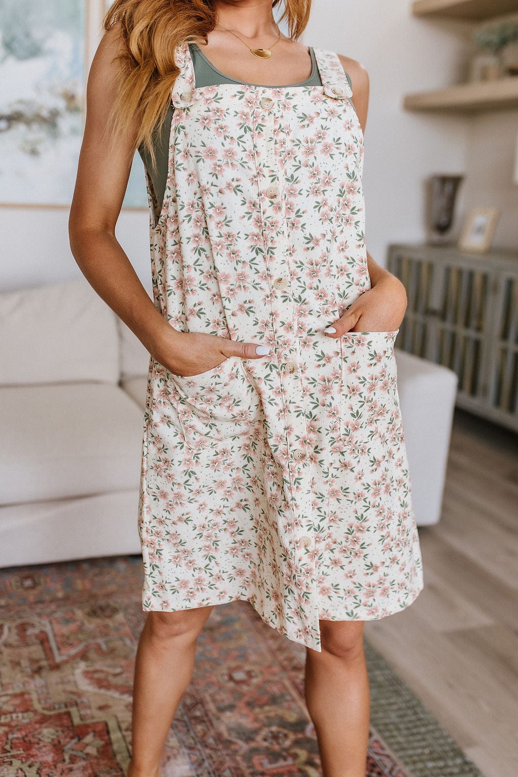 Baby Blossoms Floral Jumper-Dresses-Stay Foxy Boutique, Florissant, Missouri