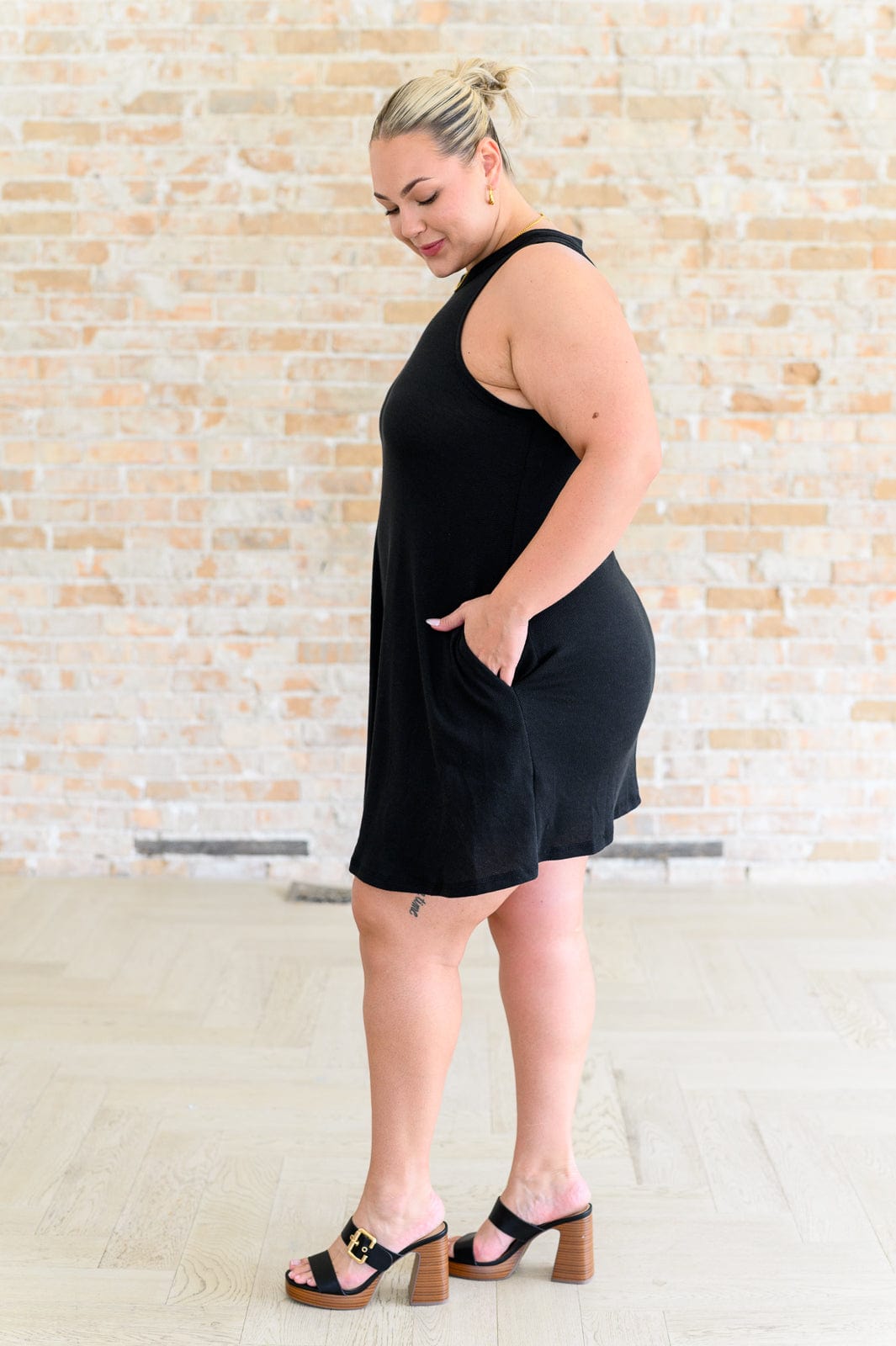 Back it Up Crisscross Cut-Out Back Dress-Dresses-Stay Foxy Boutique, Florissant, Missouri