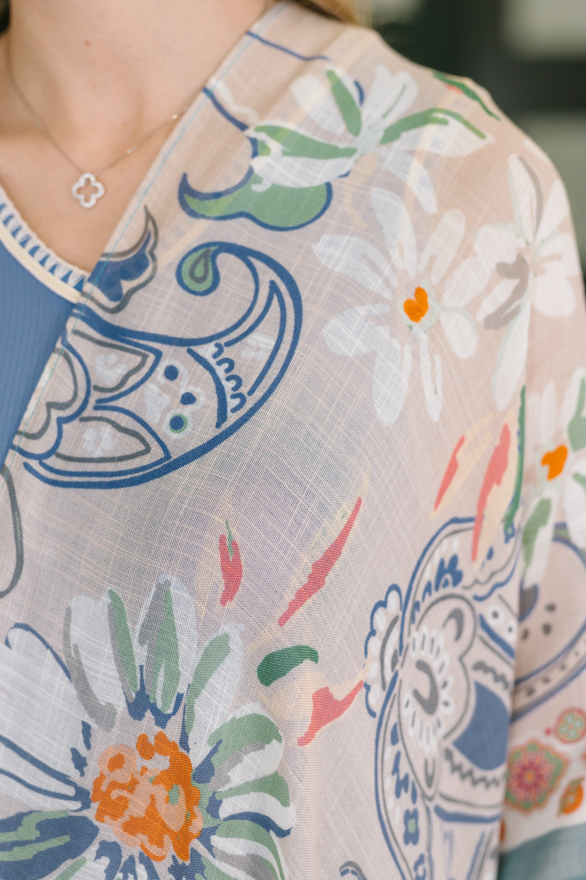Back to My Roots Lightweight Kimono-Womens-Stay Foxy Boutique, Florissant, Missouri