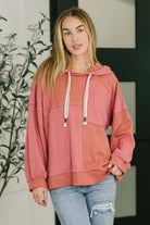 Balloon Sleeve Cut Sew Sweater Knit Top in Mauve-Womens-Stay Foxy Boutique, Florissant, Missouri