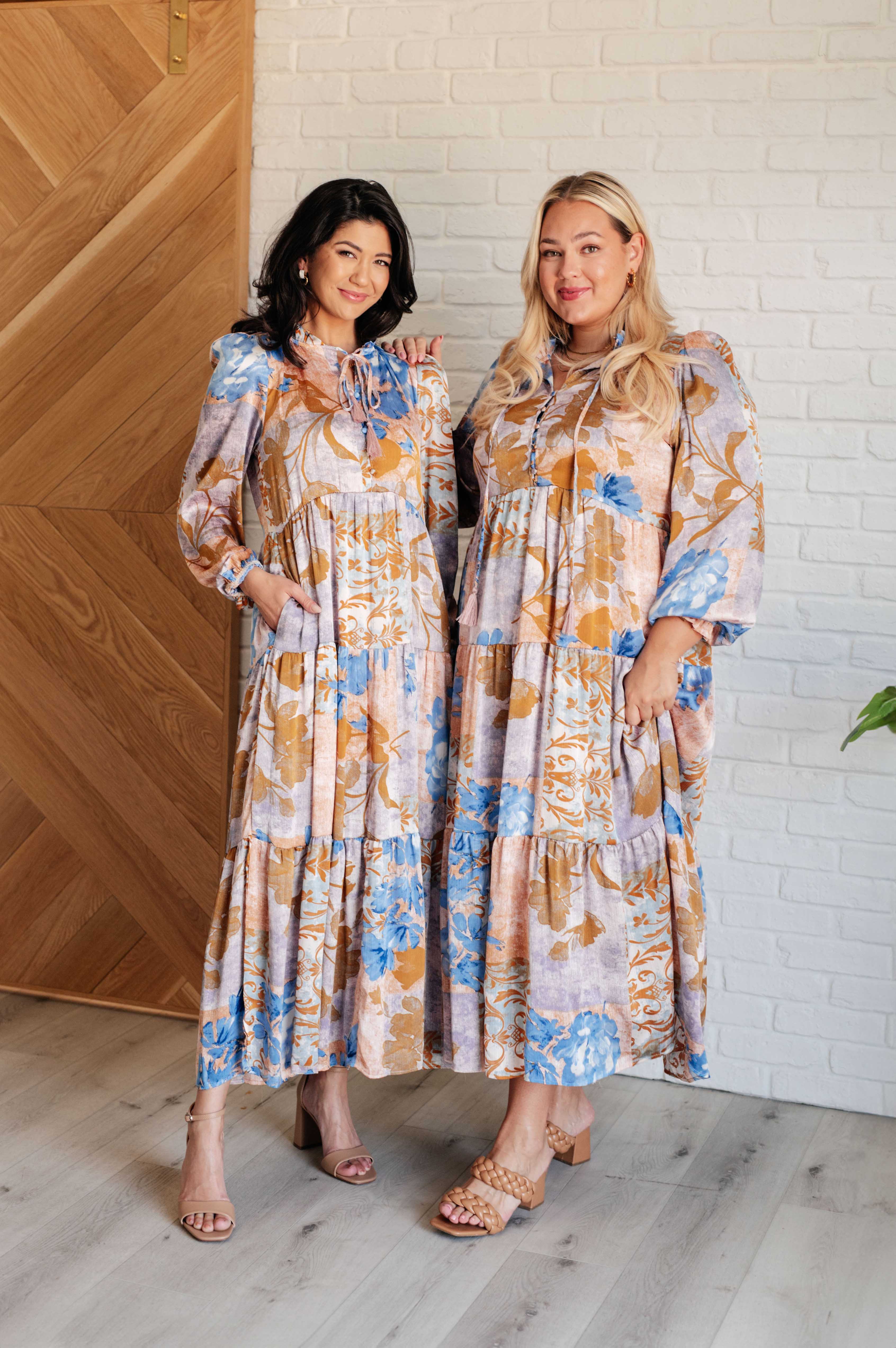 Barefoot in my Dreams V-Neck Tiered Dress-Dresses-Stay Foxy Boutique, Florissant, Missouri