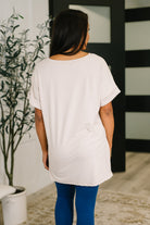 Basic Layering Relaxed V-Neck Tee-Womens-Stay Foxy Boutique, Florissant, Missouri