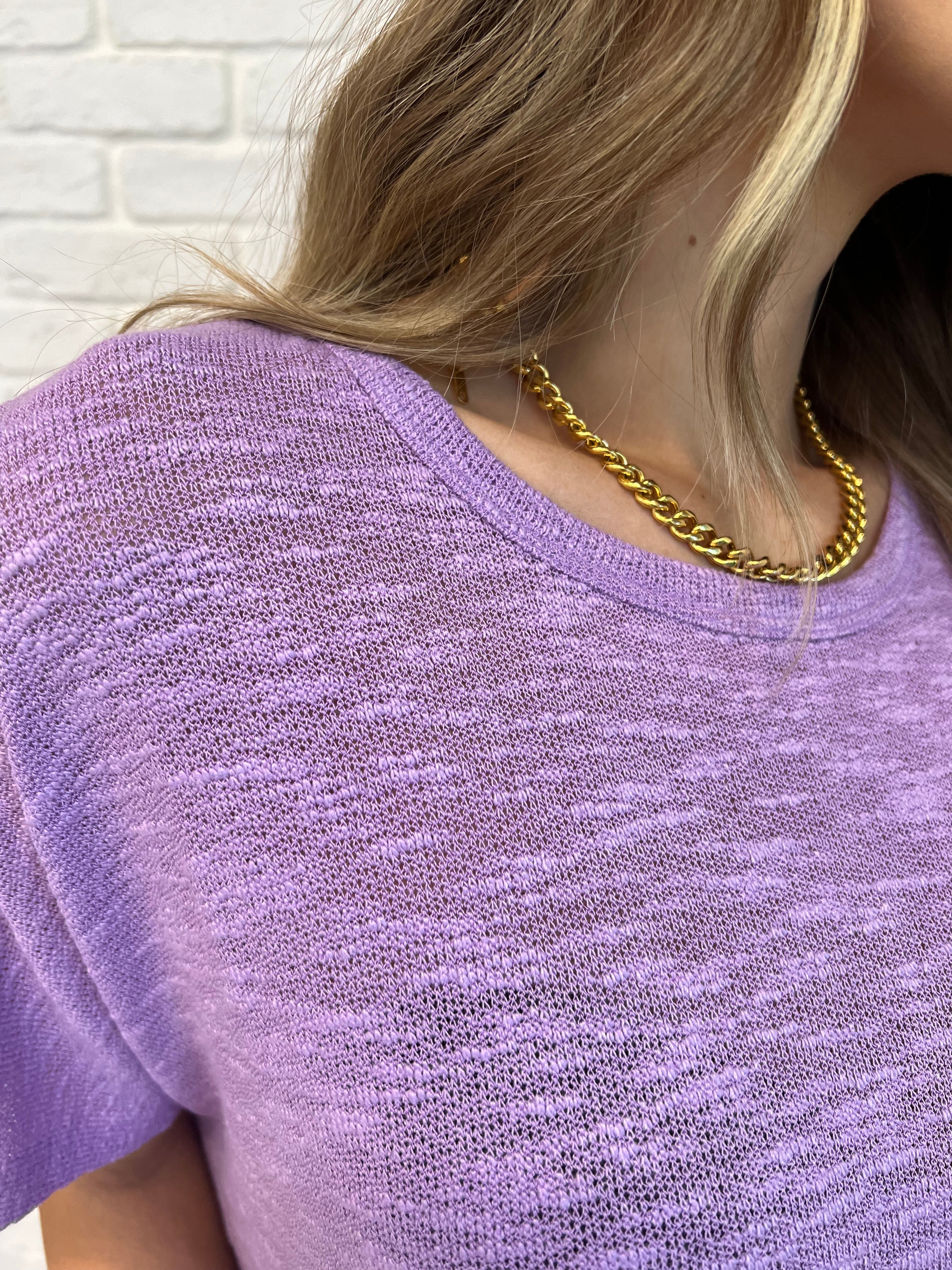 Basically Flowing Dolman Sleeve Top in B Lavender-Womens-Stay Foxy Boutique, Florissant, Missouri