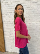 Basically Flowing Dolman Sleeve Top in Hot Pink-Womens-Stay Foxy Boutique, Florissant, Missouri