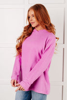 Basically My Favorite Hooded Pullover in Bright Mauve-Tops-Stay Foxy Boutique, Florissant, Missouri