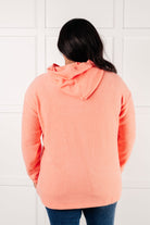 Basically My Favorite Hooded Pullover in Coral-Tops-Stay Foxy Boutique, Florissant, Missouri