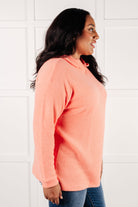 Basically My Favorite Hooded Pullover in Coral-Tops-Stay Foxy Boutique, Florissant, Missouri