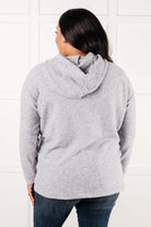 Basically My Favorite Hooded Pullover in Heather Grey-Tops-Stay Foxy Boutique, Florissant, Missouri