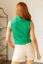 Before You Go Sleeveless Turtleneck Sweater-Tops-Stay Foxy Boutique, Florissant, Missouri