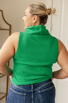 Before You Go Sleeveless Turtleneck Sweater-Tops-Stay Foxy Boutique, Florissant, Missouri