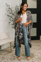 Bella Vida Open Front Floral Print Kimono-Womens-Stay Foxy Boutique, Florissant, Missouri