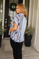 Best Of Both Worlds Button Down Top-Tops-Stay Foxy Boutique, Florissant, Missouri