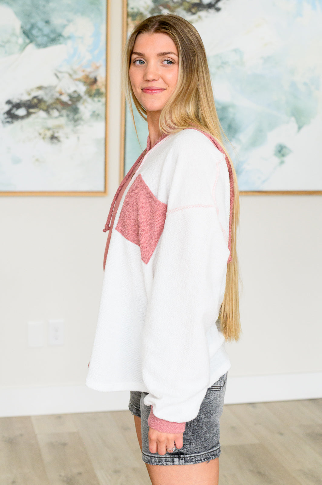 Best On The Block Color Block Hoodie-Tops-Stay Foxy Boutique, Florissant, Missouri