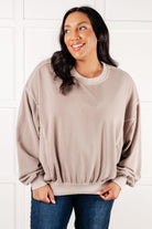 Beyond the Basics Pullover in Ash Mocha-Tops-Stay Foxy Boutique, Florissant, Missouri