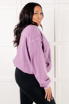 Beyond the Basics Pullover in Violet-Tops-Stay Foxy Boutique, Florissant, Missouri