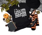 Long Walks Through Haunted Houses Graphic Tee-Womens-Stay Foxy Boutique, Florissant, Missouri