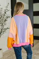 Blockbuster Color Block Pullover in Muted-Womens-Stay Foxy Boutique, Florissant, Missouri