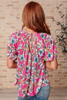 Bloom So Bright Floral Top-Tops-Stay Foxy Boutique, Florissant, Missouri