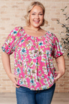 Bloom So Bright Floral Top-Tops-Stay Foxy Boutique, Florissant, Missouri