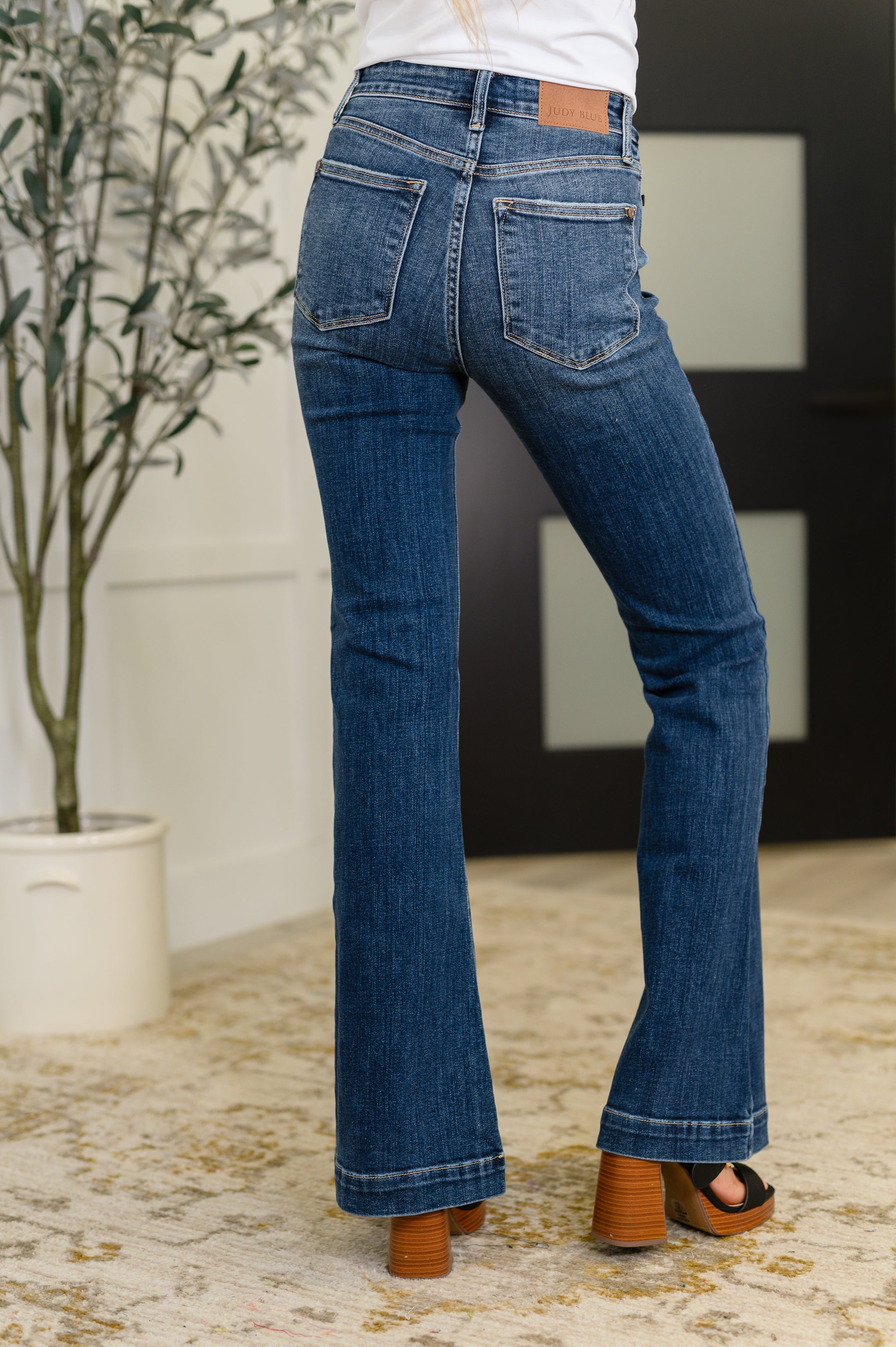 Bonnie High Waist Trouser Flare-Womens-Stay Foxy Boutique, Florissant, Missouri