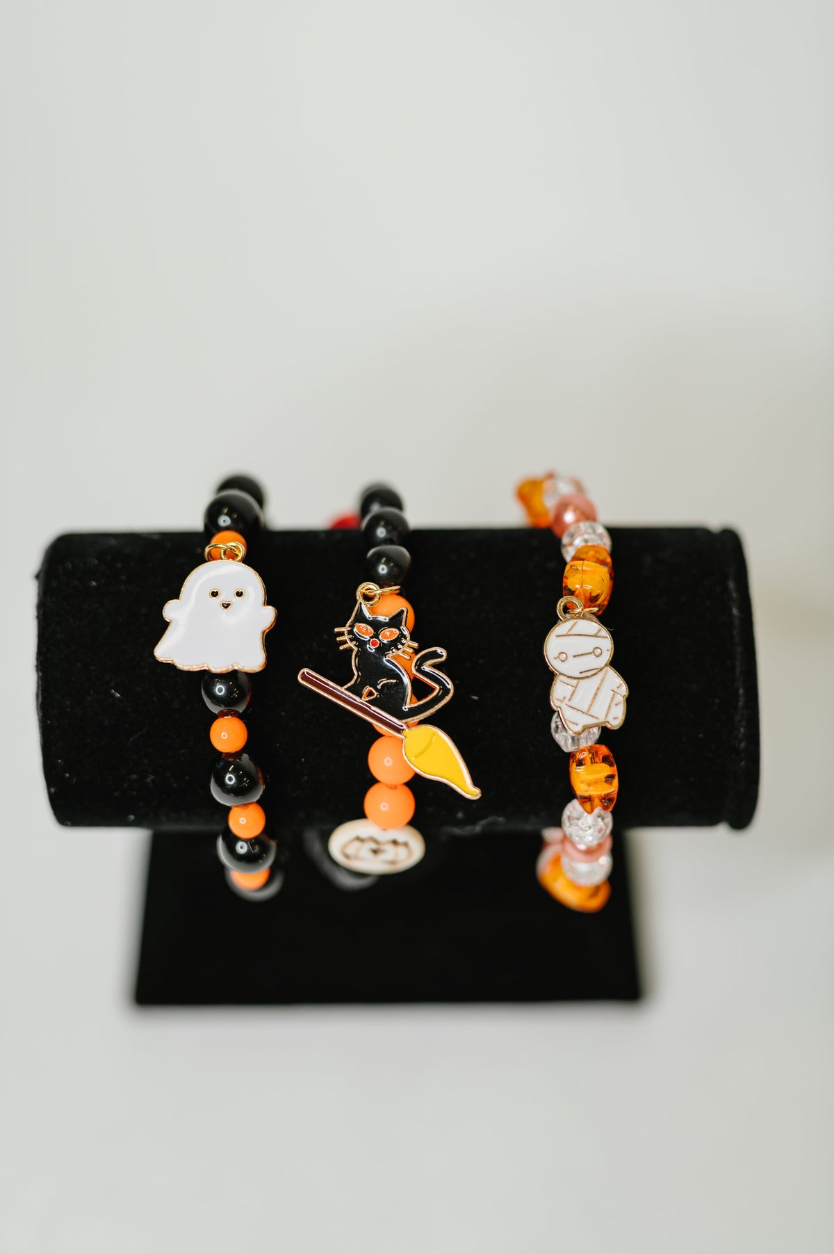 Boo Crew Elastic Beaded Bracelet Stack-Womens-Stay Foxy Boutique, Florissant, Missouri