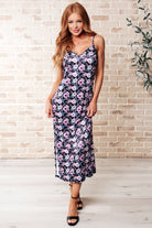 Brooklyn Bodycon Dress in Floral-Dresses-Stay Foxy Boutique, Florissant, Missouri