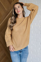 Bubbly Personality Bubble Sleeve Sweater in Wheat-Tops-Stay Foxy Boutique, Florissant, Missouri