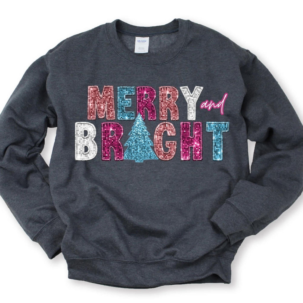 Merry And Bright Graphic T-Graphic T-Stay Foxy Boutique, Florissant, Missouri