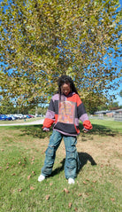No Justice Patchwork Hoodie | STAY Bold 2 Scoops-Stay Foxy Boutique, Florissant, Missouri
