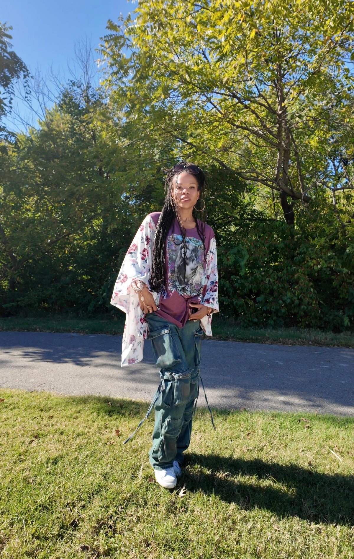 Stevie | The Becoming Flowy Kimono Top 3 Scoops-Stay Foxy Boutique, Florissant, Missouri