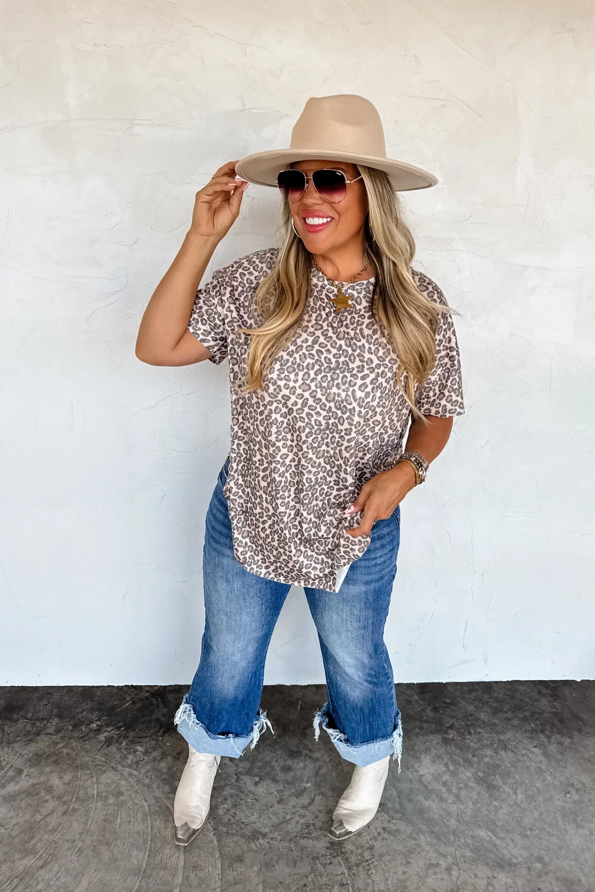 PREORDER: Joey Washed Cotton Boyfriend Tee Fall Colors-Womens-Stay Foxy Boutique, Florissant, Missouri