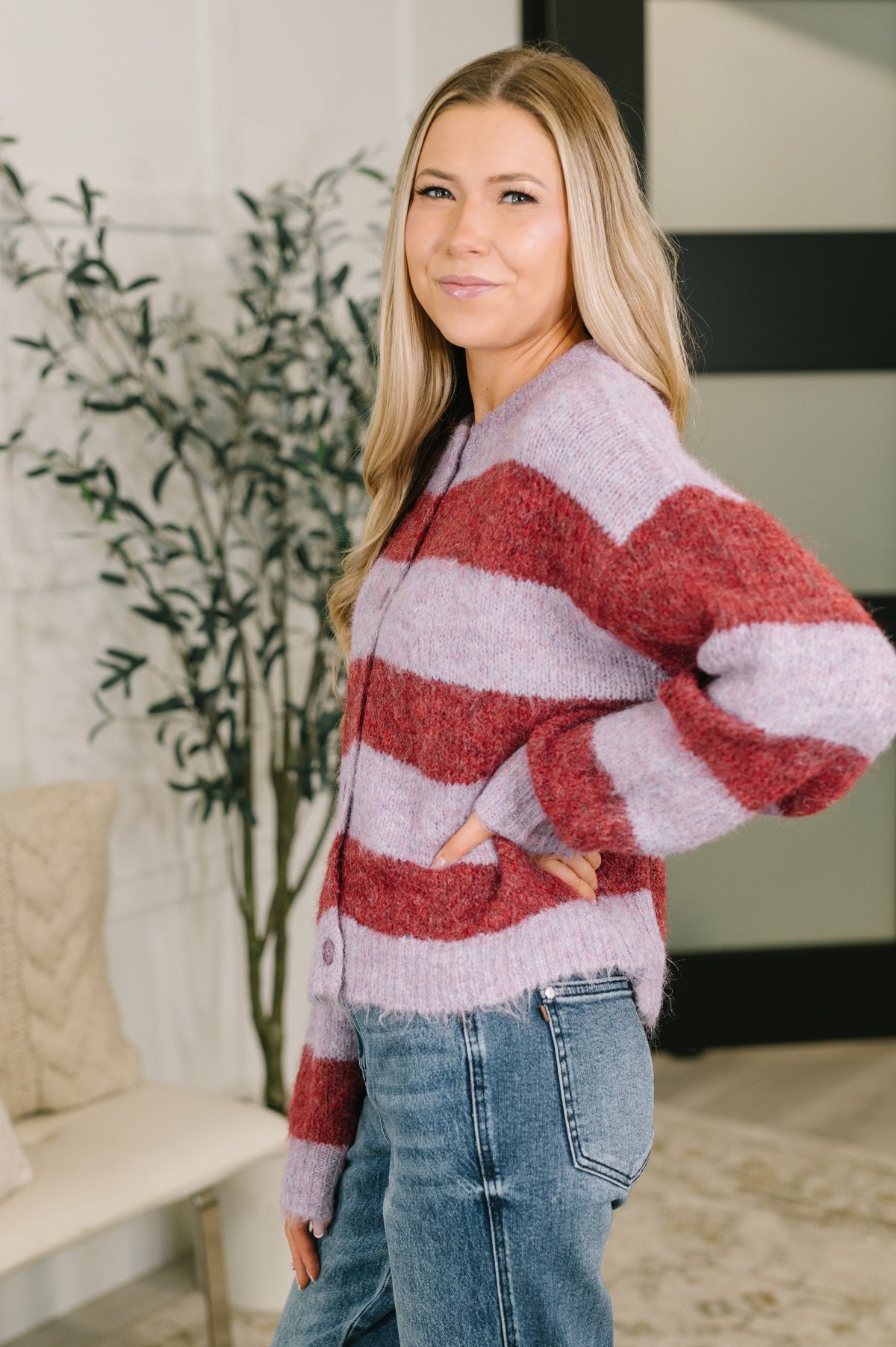 Callin' Be Back Again Casual Button Down Sweater-Womens-Stay Foxy Boutique, Florissant, Missouri