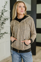 Call of the Wild Contrast Trim Zip Up-Womens-Stay Foxy Boutique, Florissant, Missouri