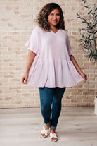 Can't Find the Words V-Neck Blouse-Tops-Stay Foxy Boutique, Florissant, Missouri