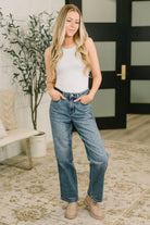Carlie High Waist Straight Jean in Everyday Indigo-Womens-Stay Foxy Boutique, Florissant, Missouri
