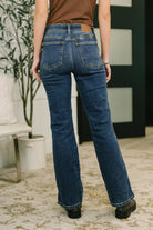 Casey Mid Rise Bootcut with Cell Phone Back Pocket & Slit-Womens-Stay Foxy Boutique, Florissant, Missouri
