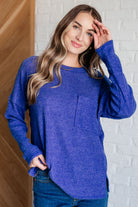 Casual Tuesday Ribbed Knit Sweater in Bright Blue-Tops-Stay Foxy Boutique, Florissant, Missouri