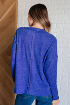 Casual Tuesday Ribbed Knit Sweater in Bright Blue-Tops-Stay Foxy Boutique, Florissant, Missouri