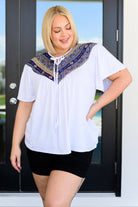 Casually Boho Keyhole Neckline Top-Tops-Stay Foxy Boutique, Florissant, Missouri