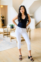Certifiably Cool Mid Rise Capris-Denim-Stay Foxy Boutique, Florissant, Missouri