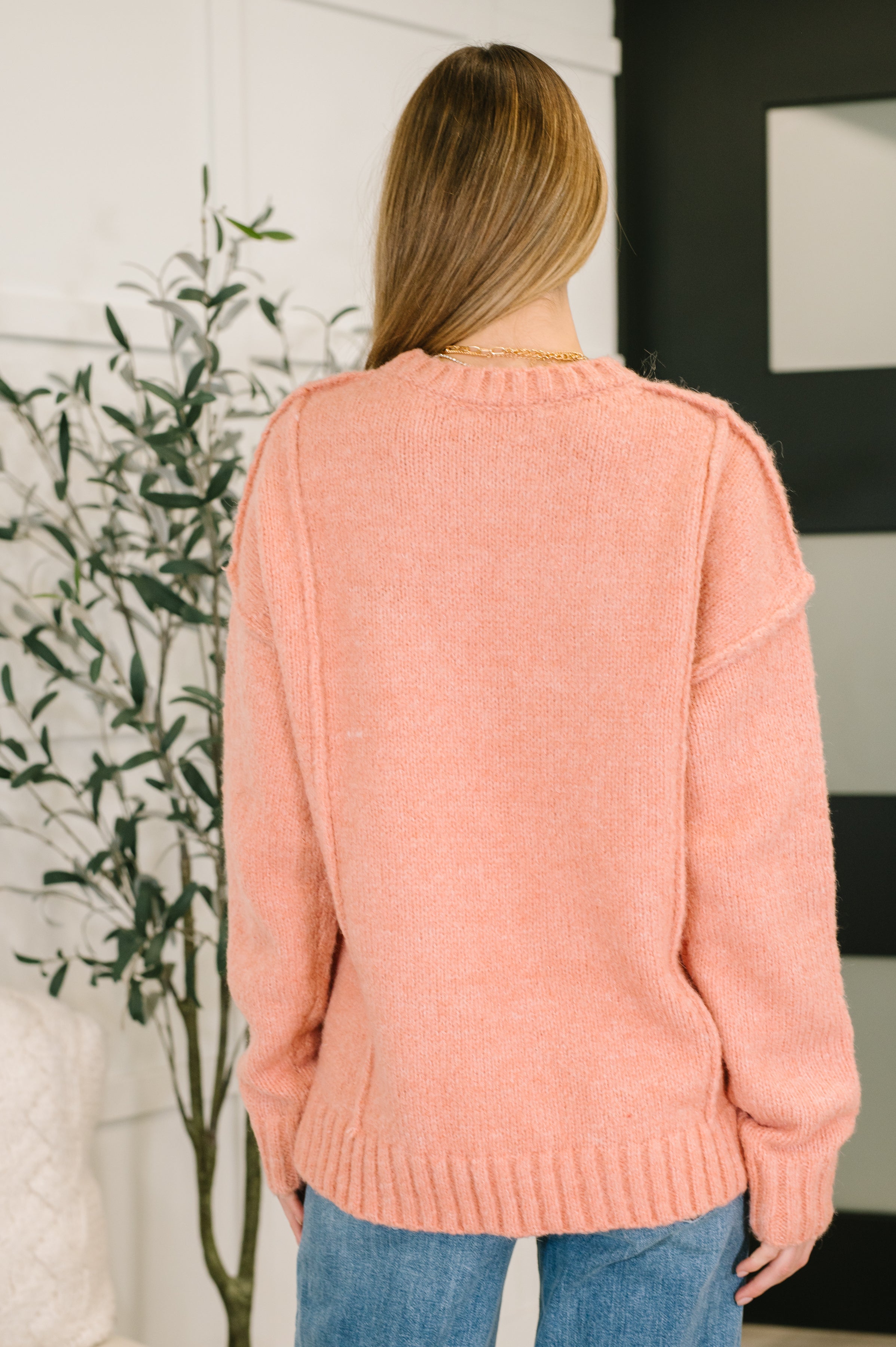 Changed for the Better Exposed Seam Pullover-Womens-Stay Foxy Boutique, Florissant, Missouri