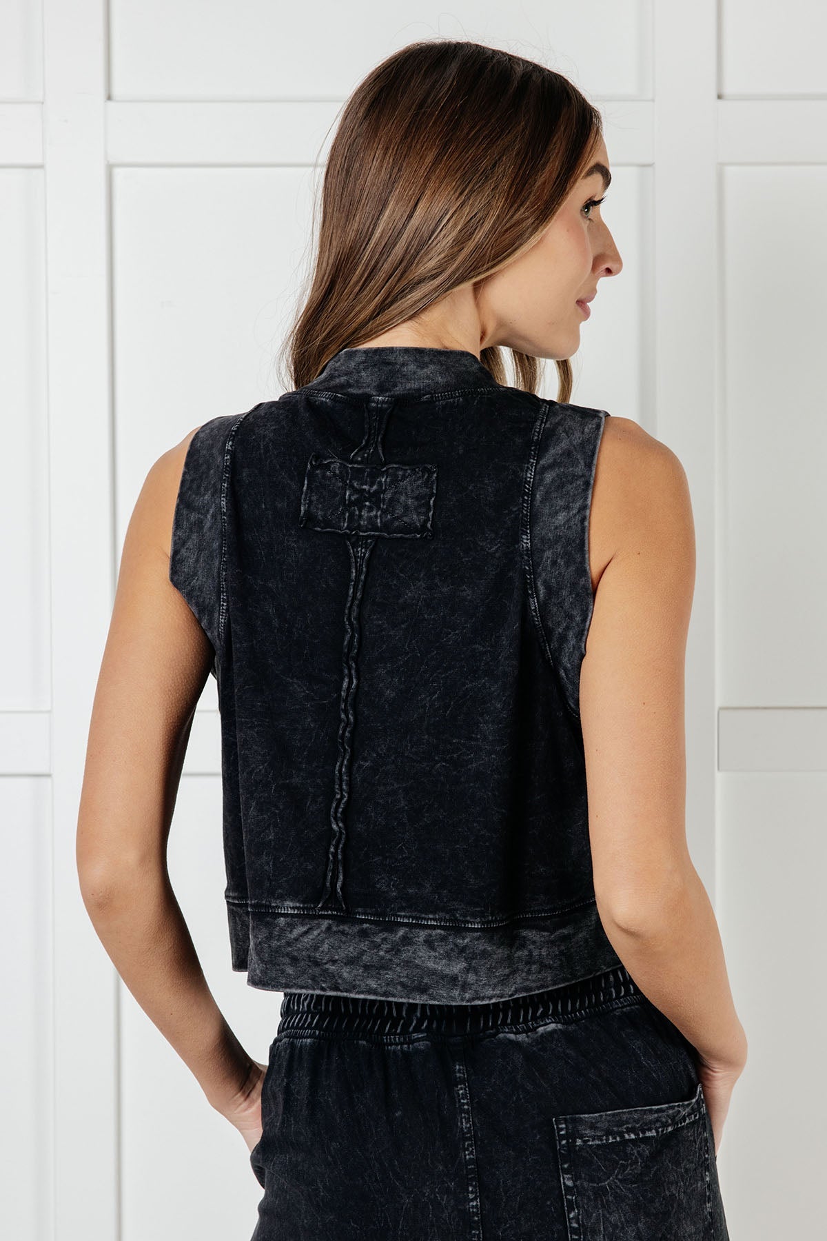 Chasing the Gains Tank Top in Black-Tops-Stay Foxy Boutique, Florissant, Missouri