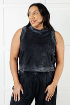 Chasing the Gains Tank Top in Black-Tops-Stay Foxy Boutique, Florissant, Missouri