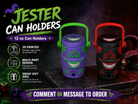 BOY JESTER-3D PRINTED CUSTOM 12 OUNCE CAN HOLDERS-Stay Foxy Boutique, Florissant, Missouri